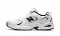 New Balance 530 white background hero — aftermath-nb530-530-white-black-details