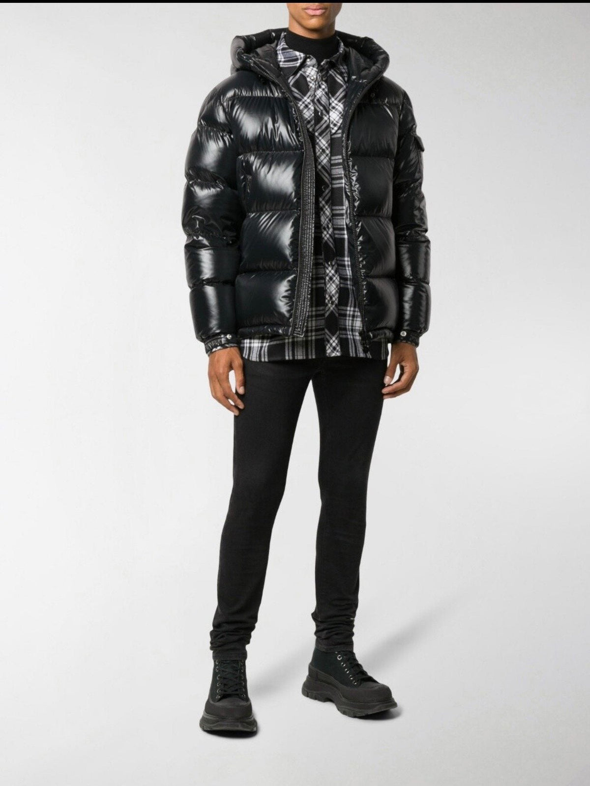 Moncler Hooded Quilted Puffer Coat — context