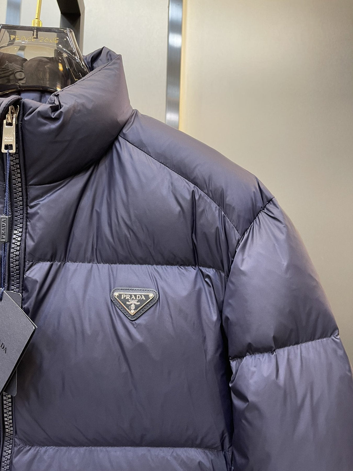 Prada Quilted Puffer Jacket — detail