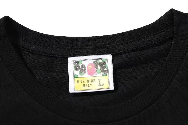 BAPE Ape Graphic Short-Sleeve T-Shirt — neck_label