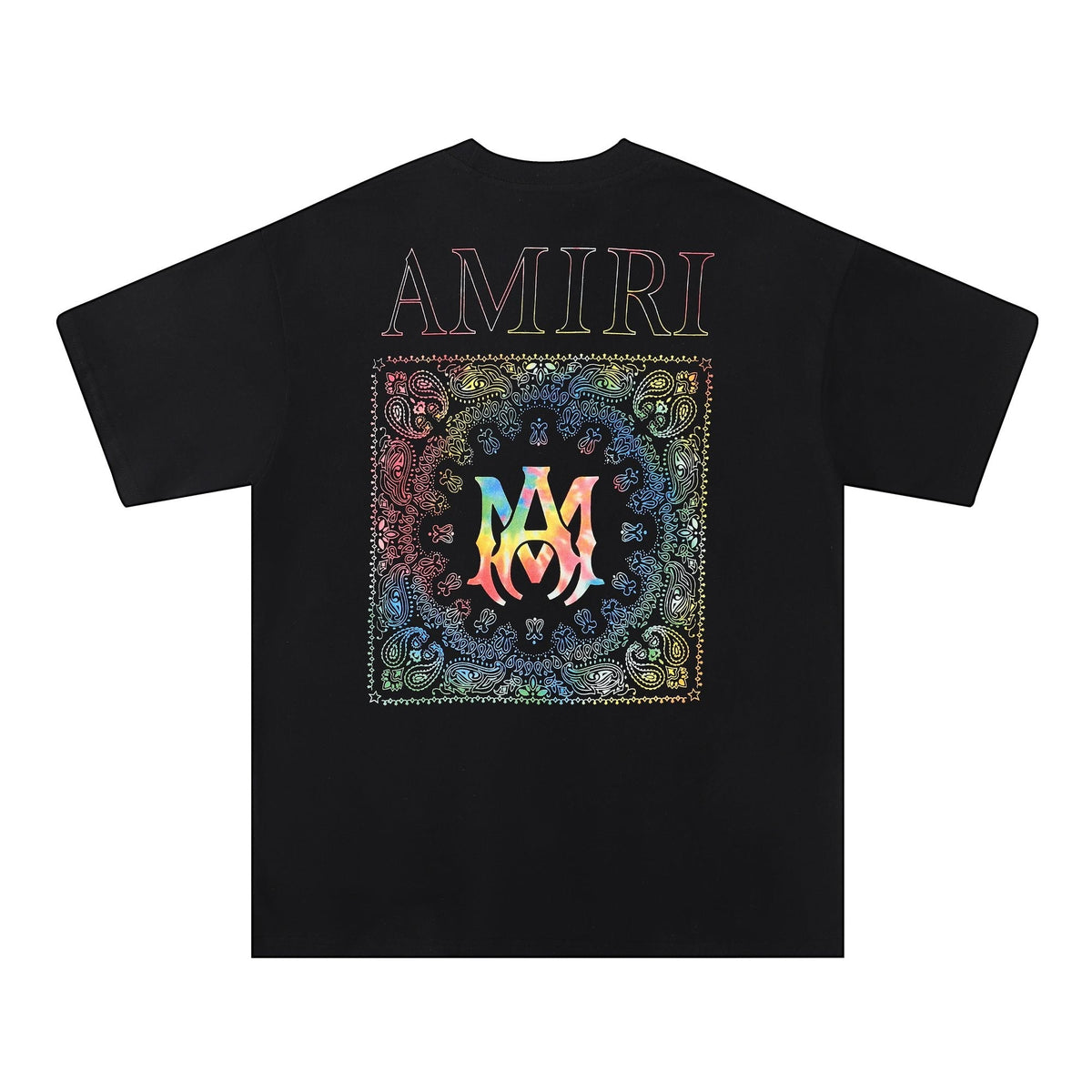 AMIRI Rainbow Bandana Back Graphic T-Shirt — hero