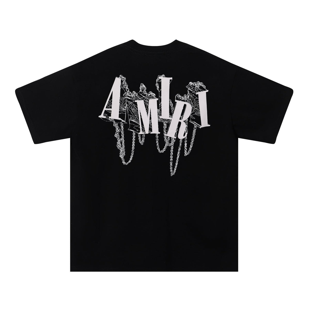 AMIRI Chain Letter Graphic T-Shirt — back