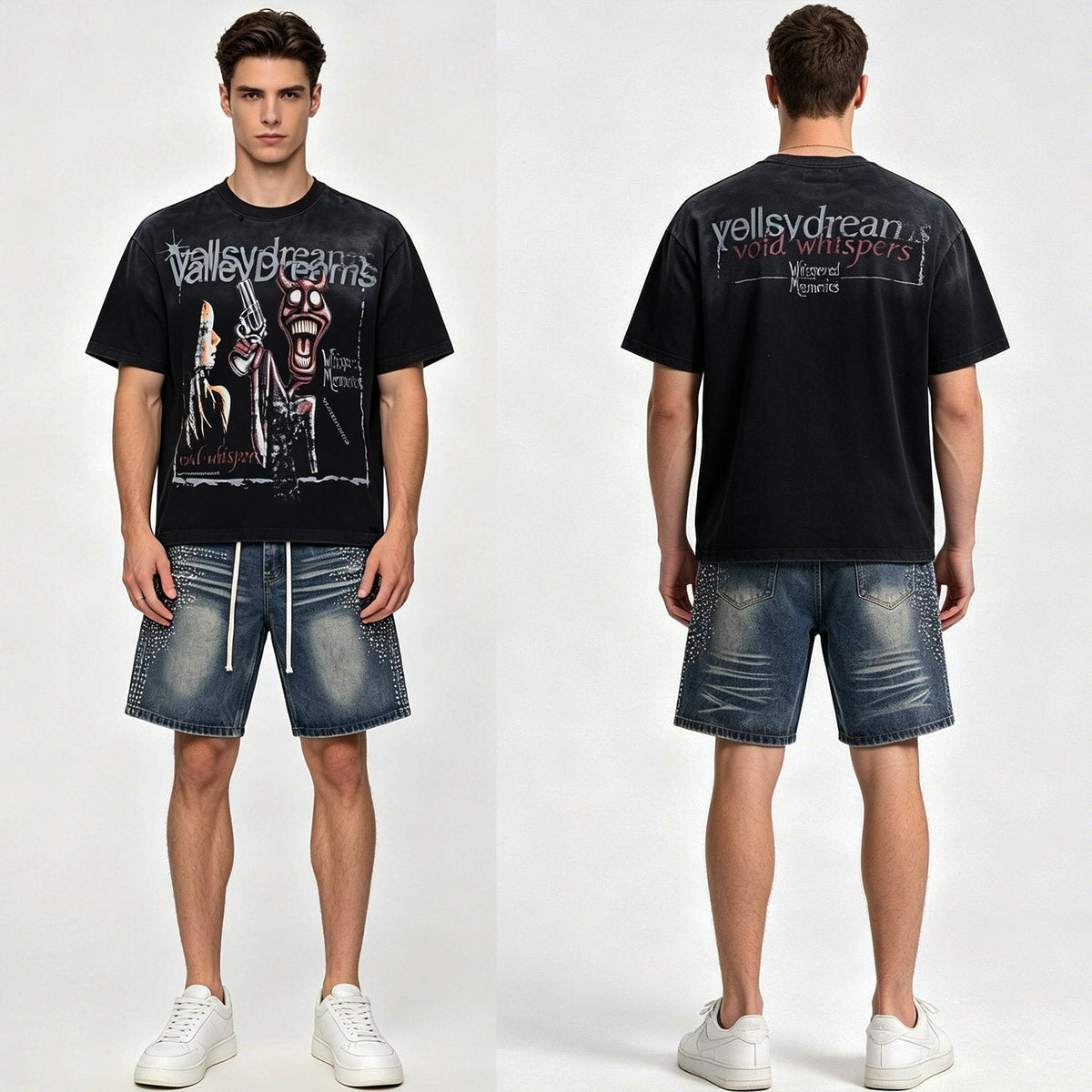 Valley Dreams Void Whispers Demon Graphic T-Shirt — context