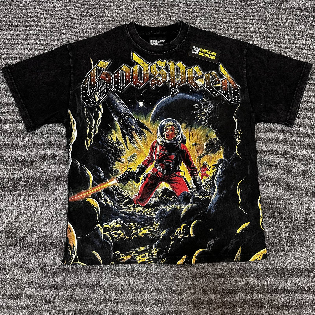 Godspeed Astronaut Graphic T-Shirt — hero