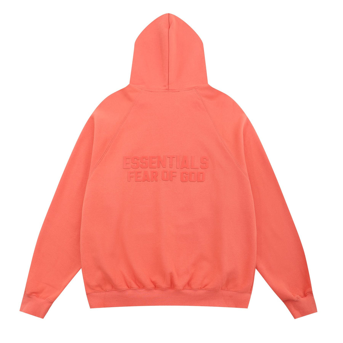 Essentials Fear of God Zip Hoodie — back