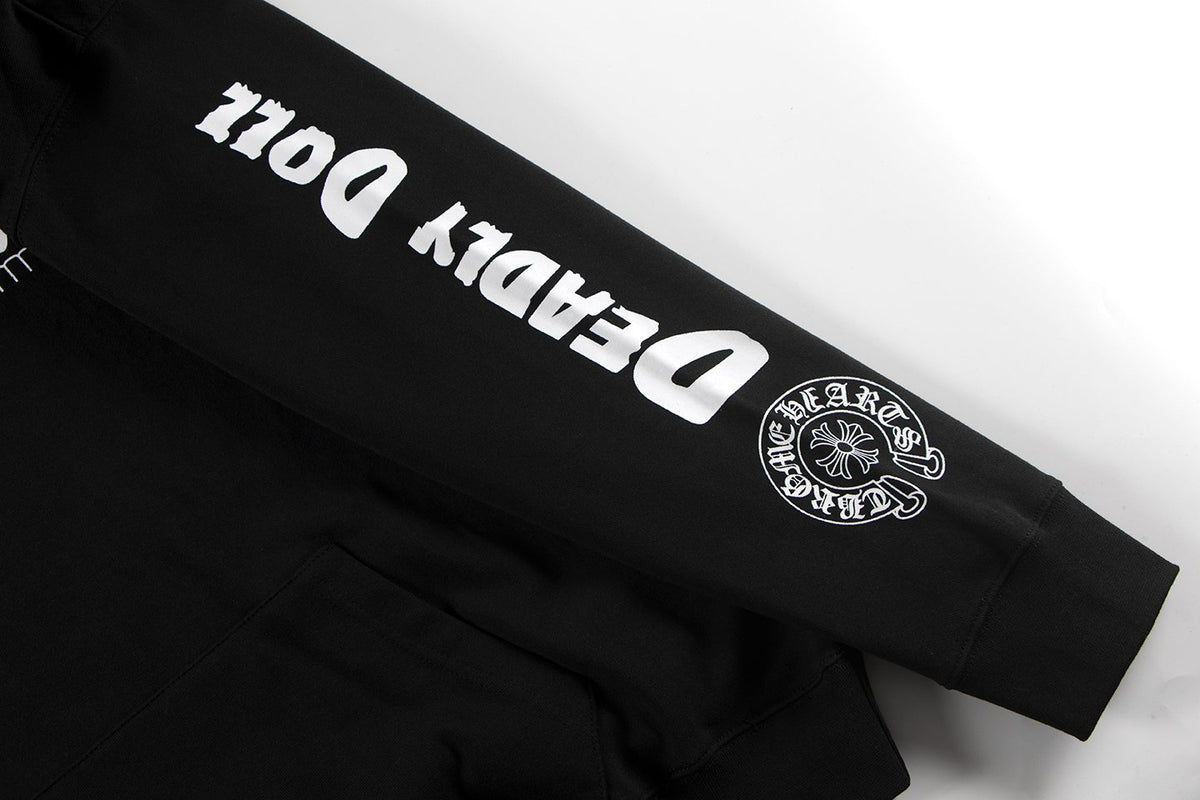 Chrome Hearts Cartoon Figure Graphic Hoodie — detail