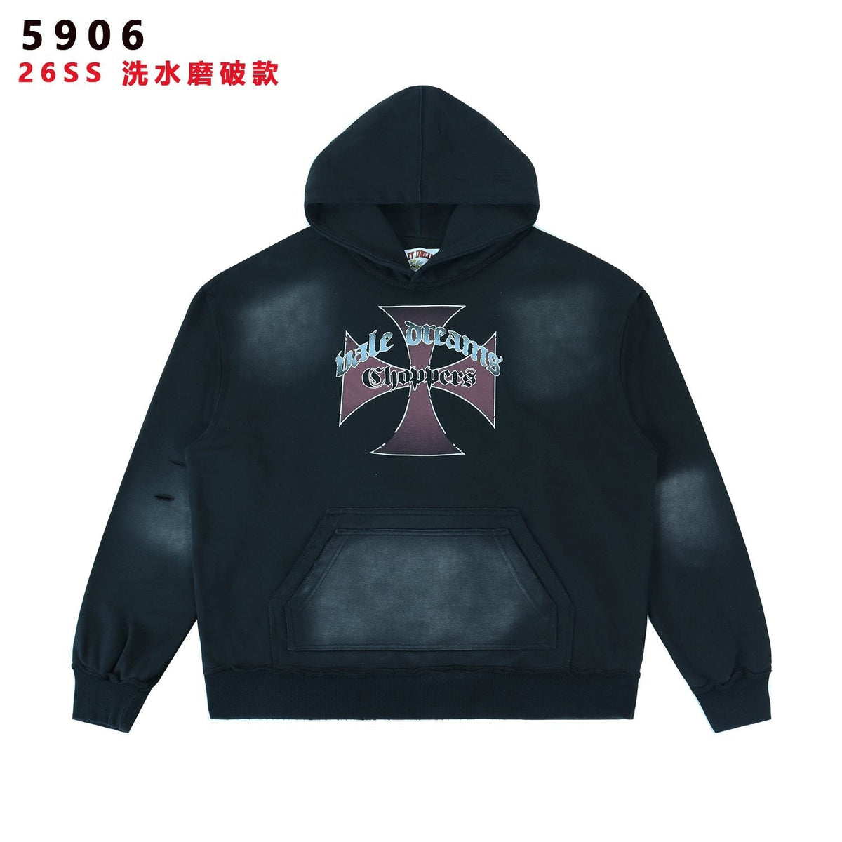 Valley Dreams Choppers Cross Graphic Hoodie — hero