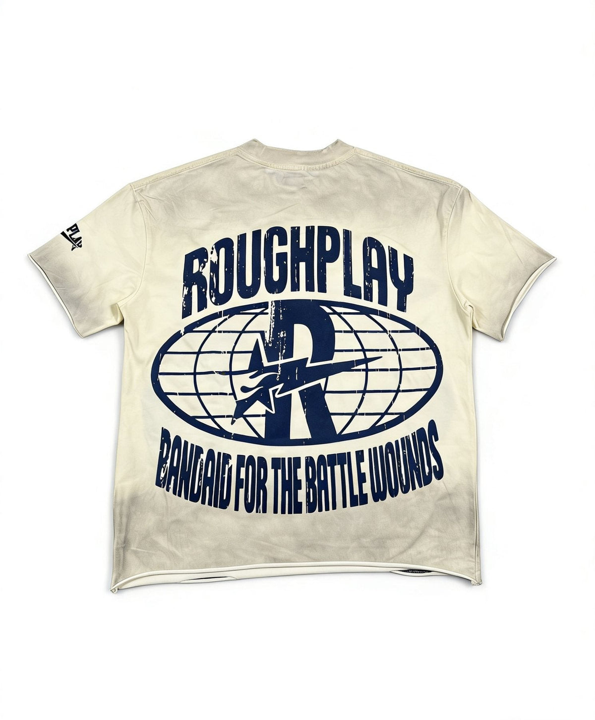 Rough Play Washed Front & Back Graphic T-Shirt — back