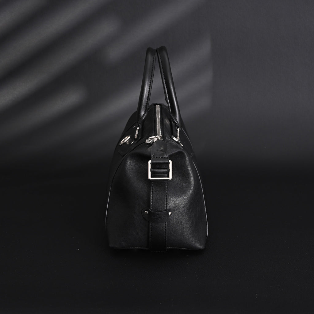 Louis Vuitton Nano Biker Bag in Black Lambskin Leather – Top Handle & Shoulder Carry (M14623)