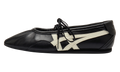 Onitsuka Tiger Gymnarina Women's Ballet Flats - Black Cream