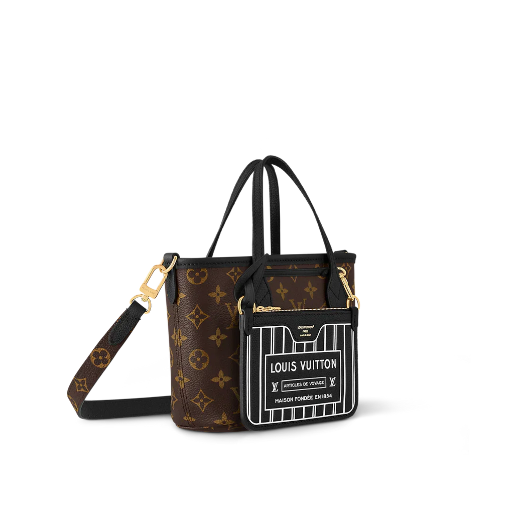Louis Vuitton Neverfull Bandoulière Inside Out BB Handbag