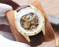 Hublot Gold White Leather Strap Watch — hero