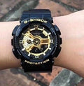 Casio Black Gold Dial Watch — hero