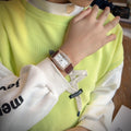 Piaget Brown Rose Gold Strap Watch — hero