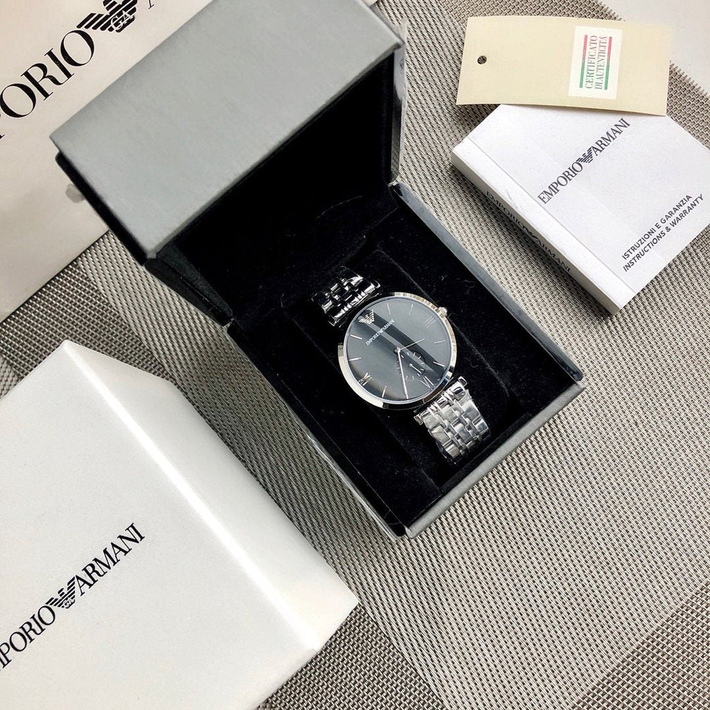 EMPORIO ARMANI Silver Bracelet Watch — hero