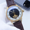 Longines Black White Dial Strap Watch — hero