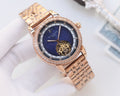 Patek Philippe Rose Gold Blue Dial Bracelet Watch — hero