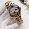 Patek Philippe Rose Gold-Tone Skeleton Dial Watch — hero