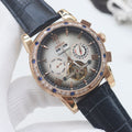 OMEGA Gold Black Silver Dial Strap Watch — hero