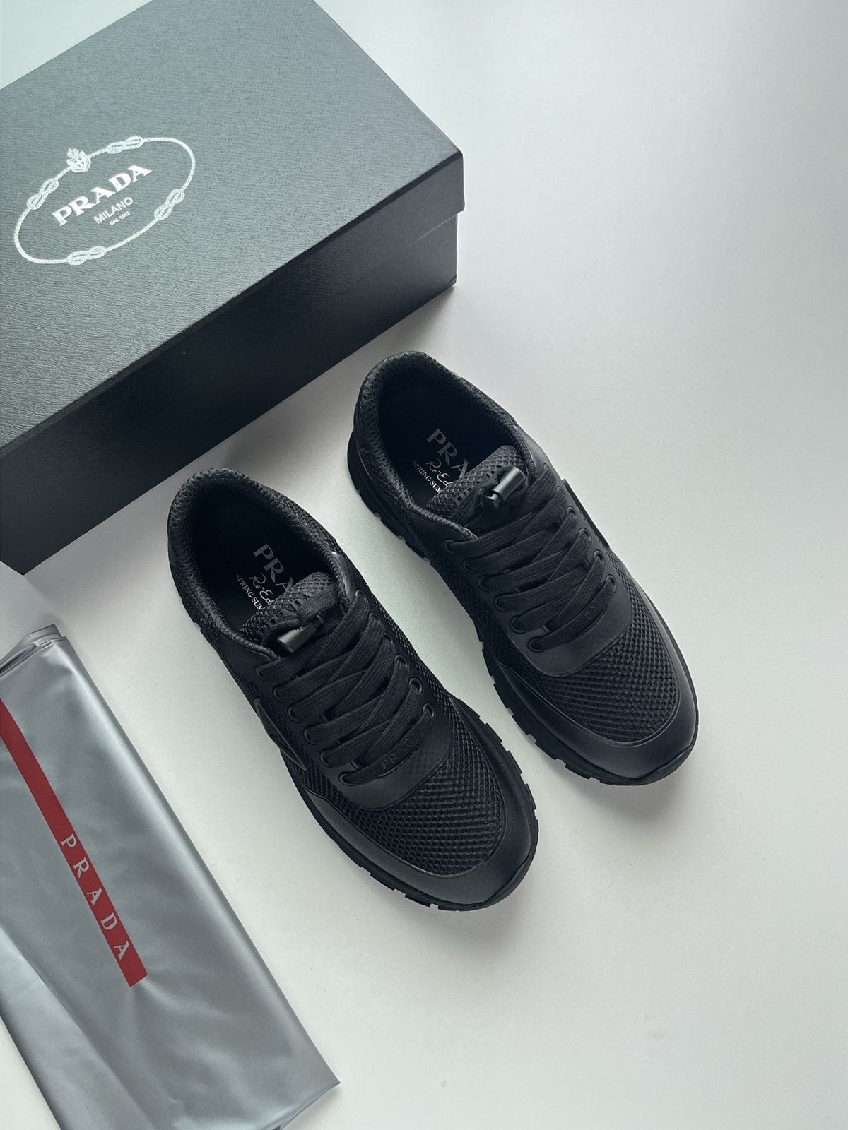Prada Prax Mesh Sneakers — front