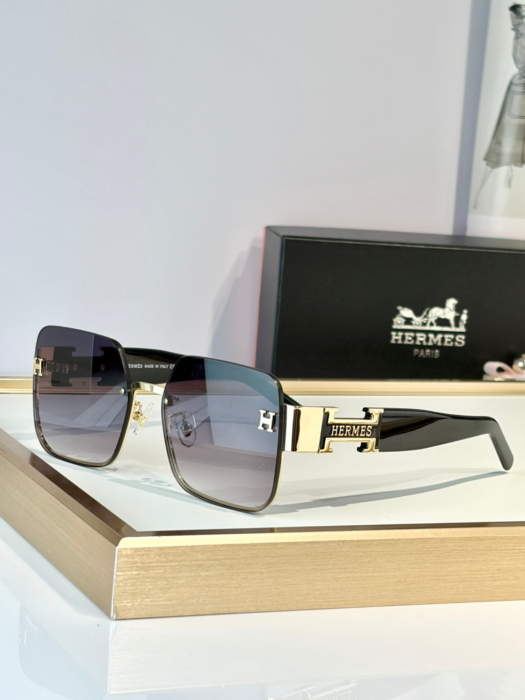 HERMES Sunglasses-H8021