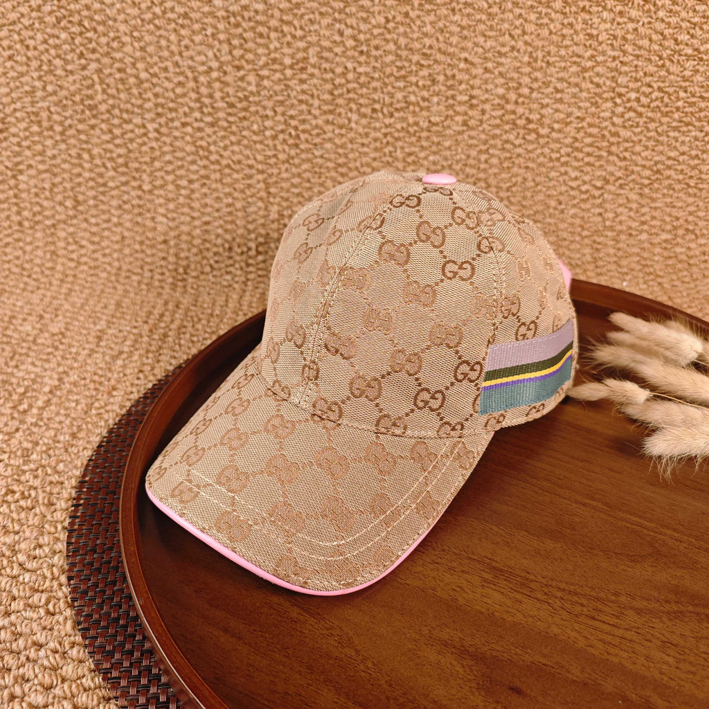 GUCCI Champagne Gold Minimalist Baseball Cap