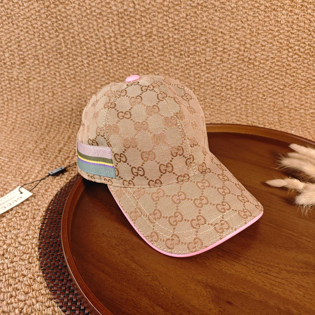 GUCCI Champagne Gold Minimalist Baseball Cap