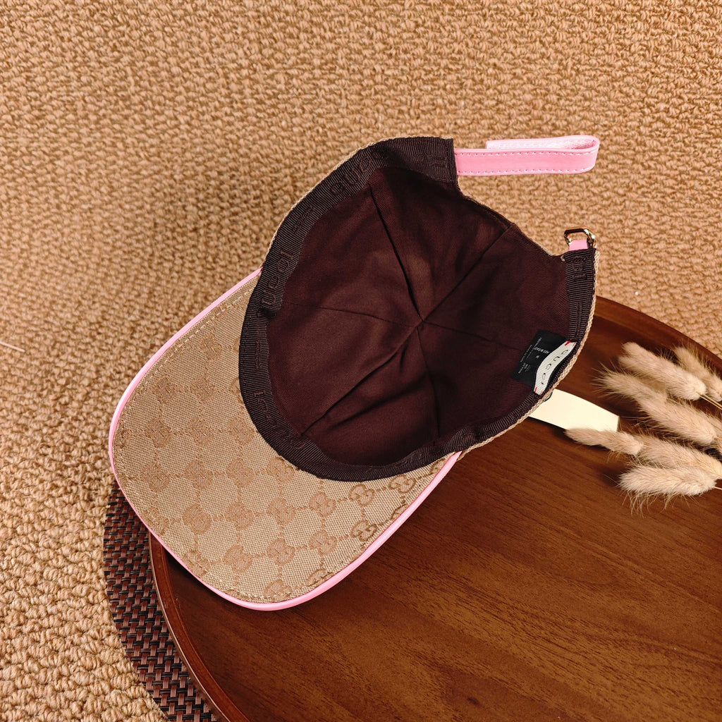 GUCCI Champagne Gold Minimalist Baseball Cap
