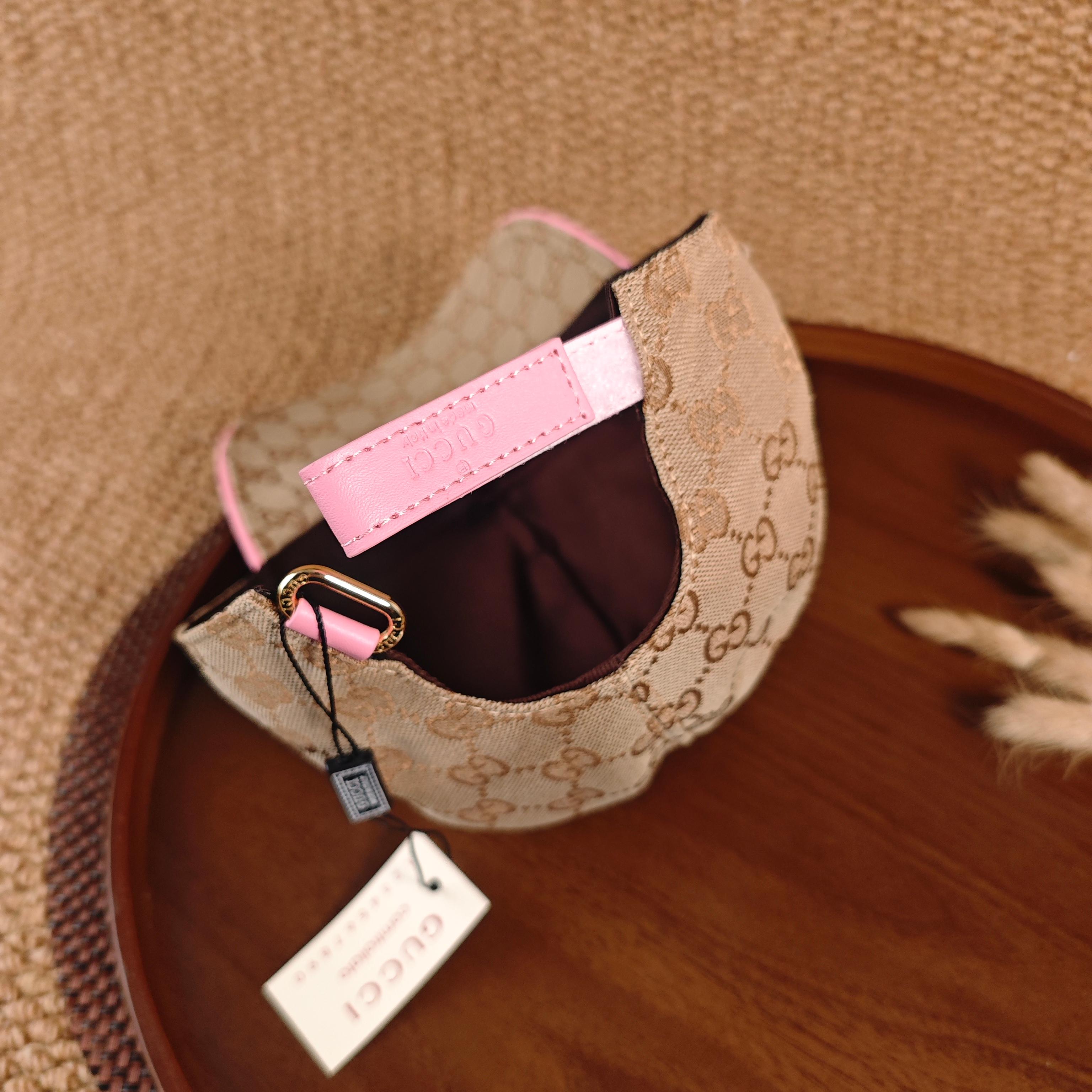 GUCCI Champagne Gold Minimalist Baseball Cap