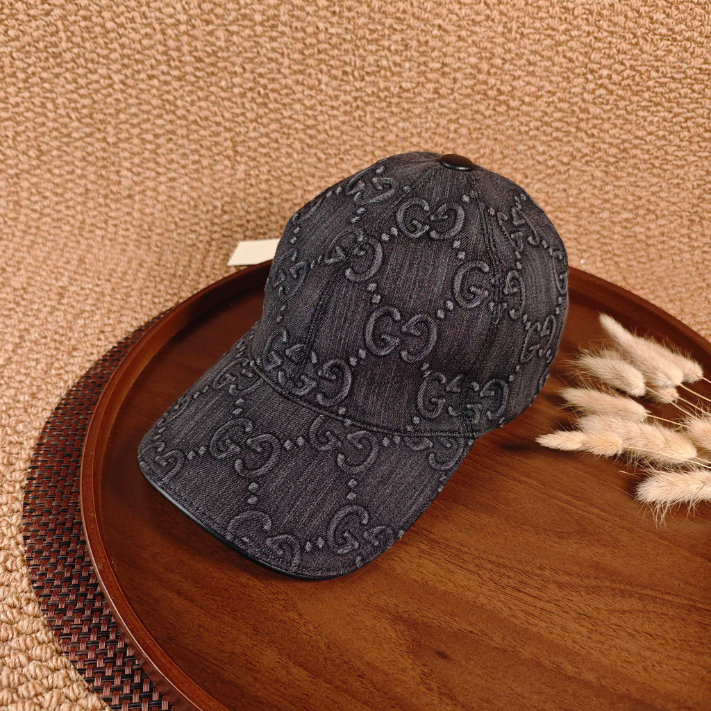 GUCCI Denim Baseball Cap