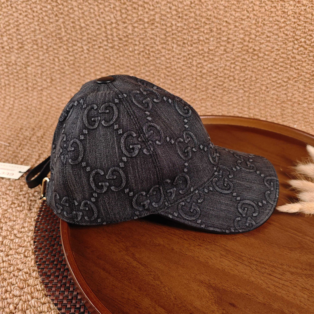 GUCCI Denim Baseball Cap