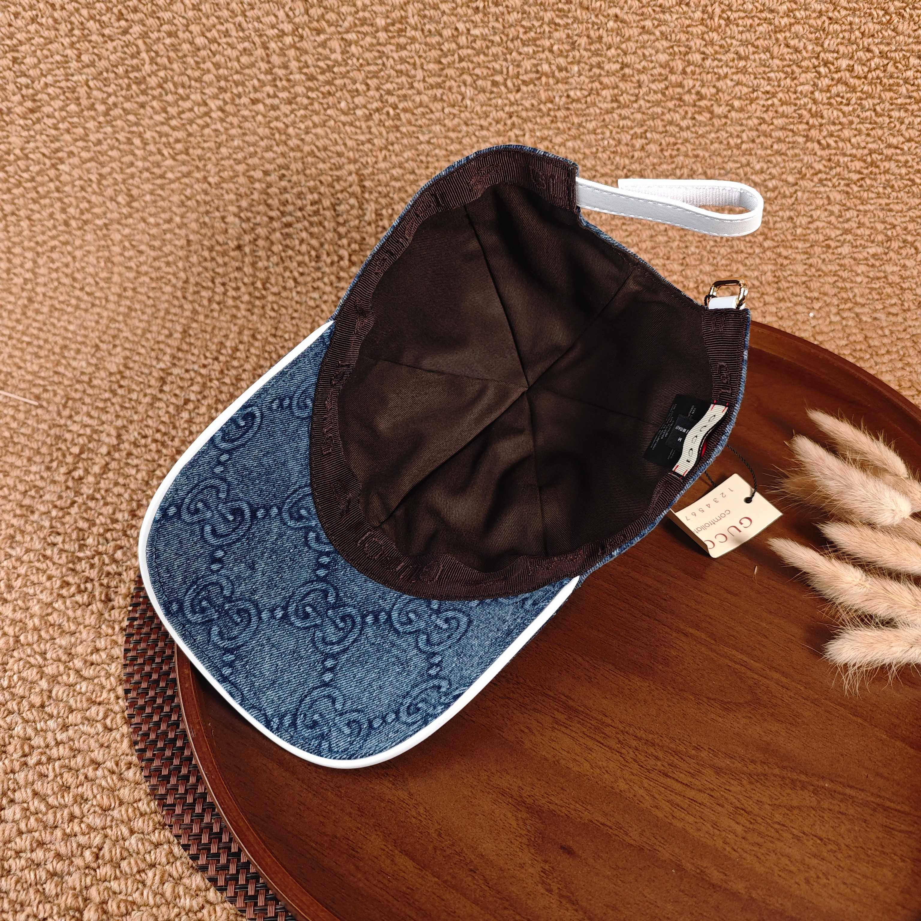 GUCCI Denim Baseball Cap – Blue