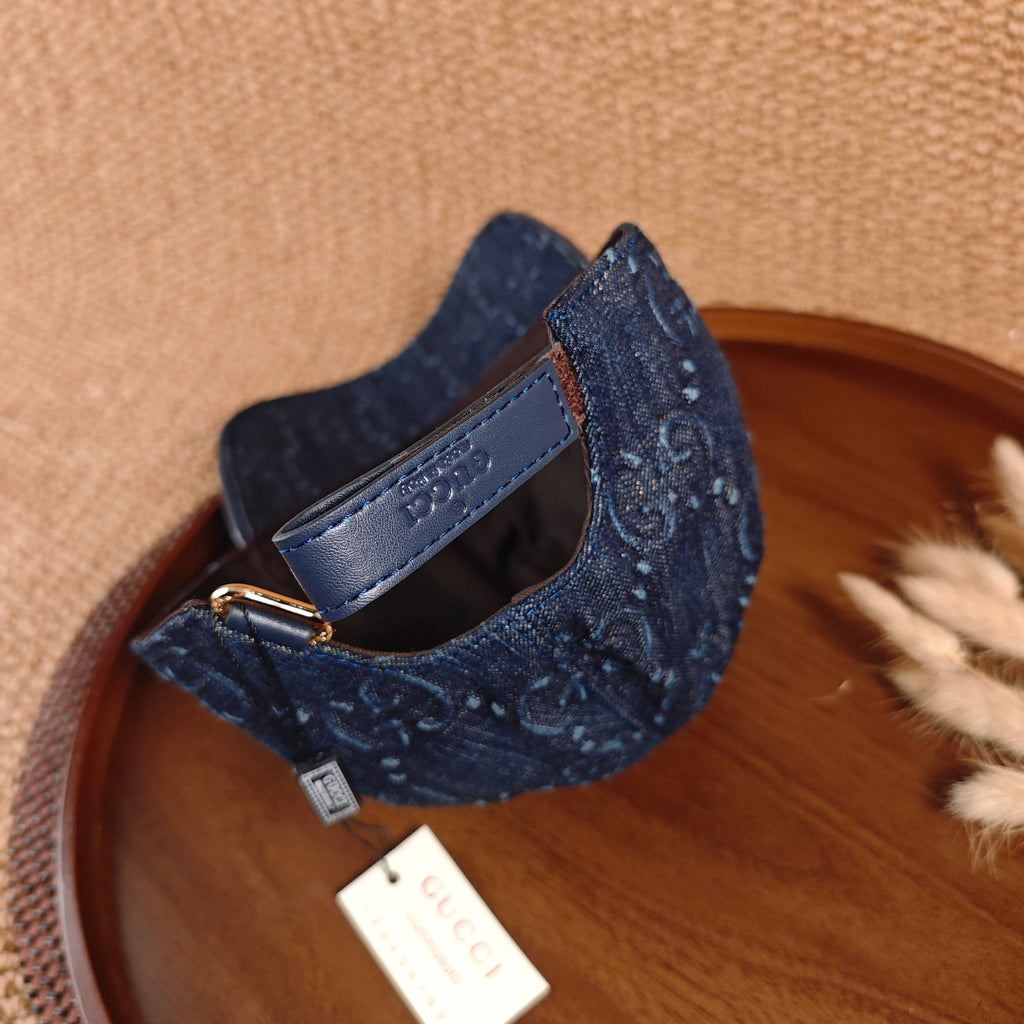 GUCCI Denim Baseball Cap – Dark Blue