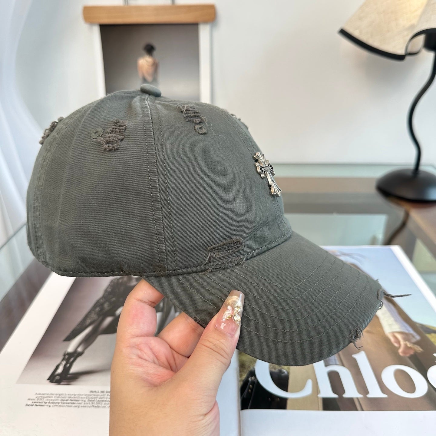 Chrome Hearts Cross Baseball Cap