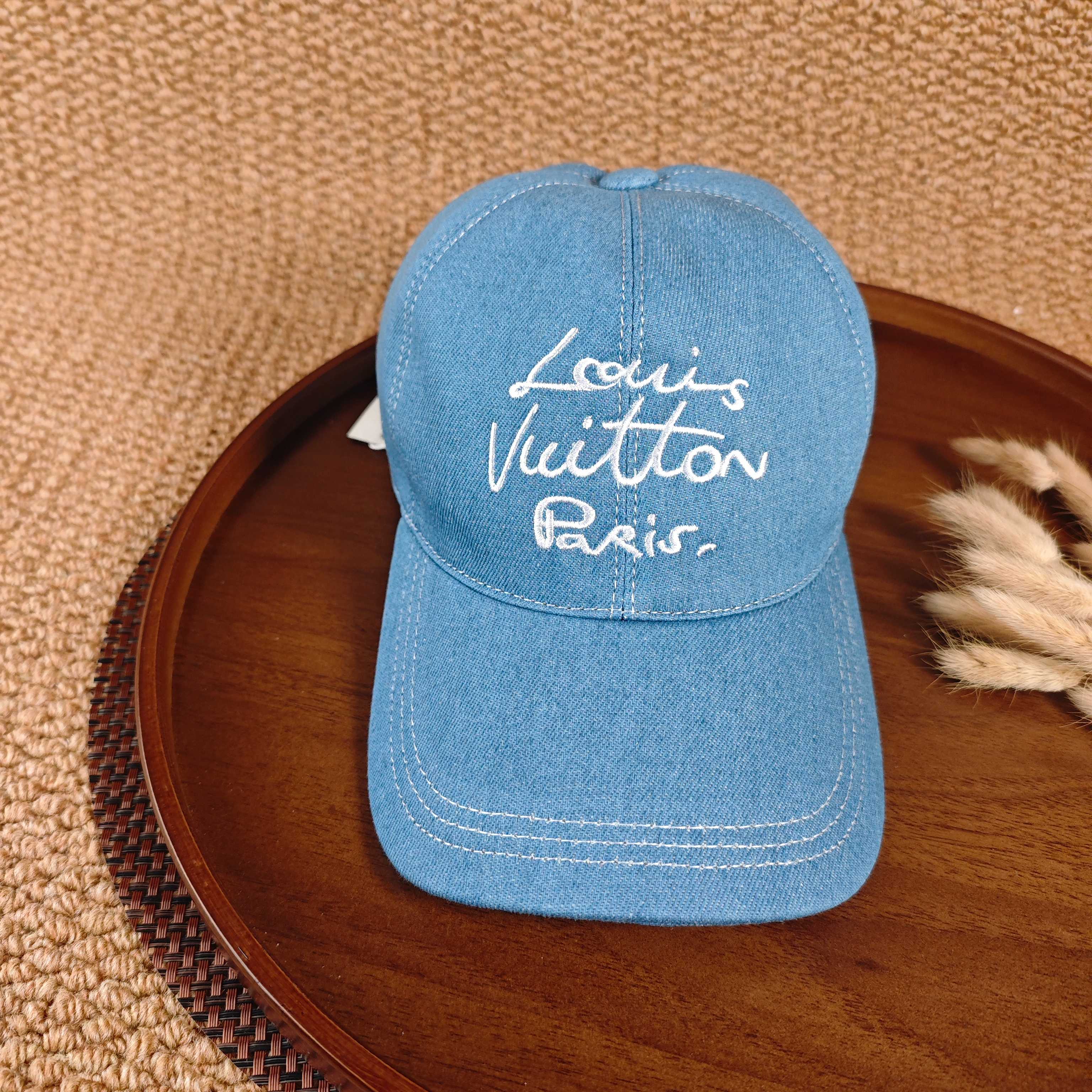 LOUIS VUITTON Monogram Denim Baseball Cap
