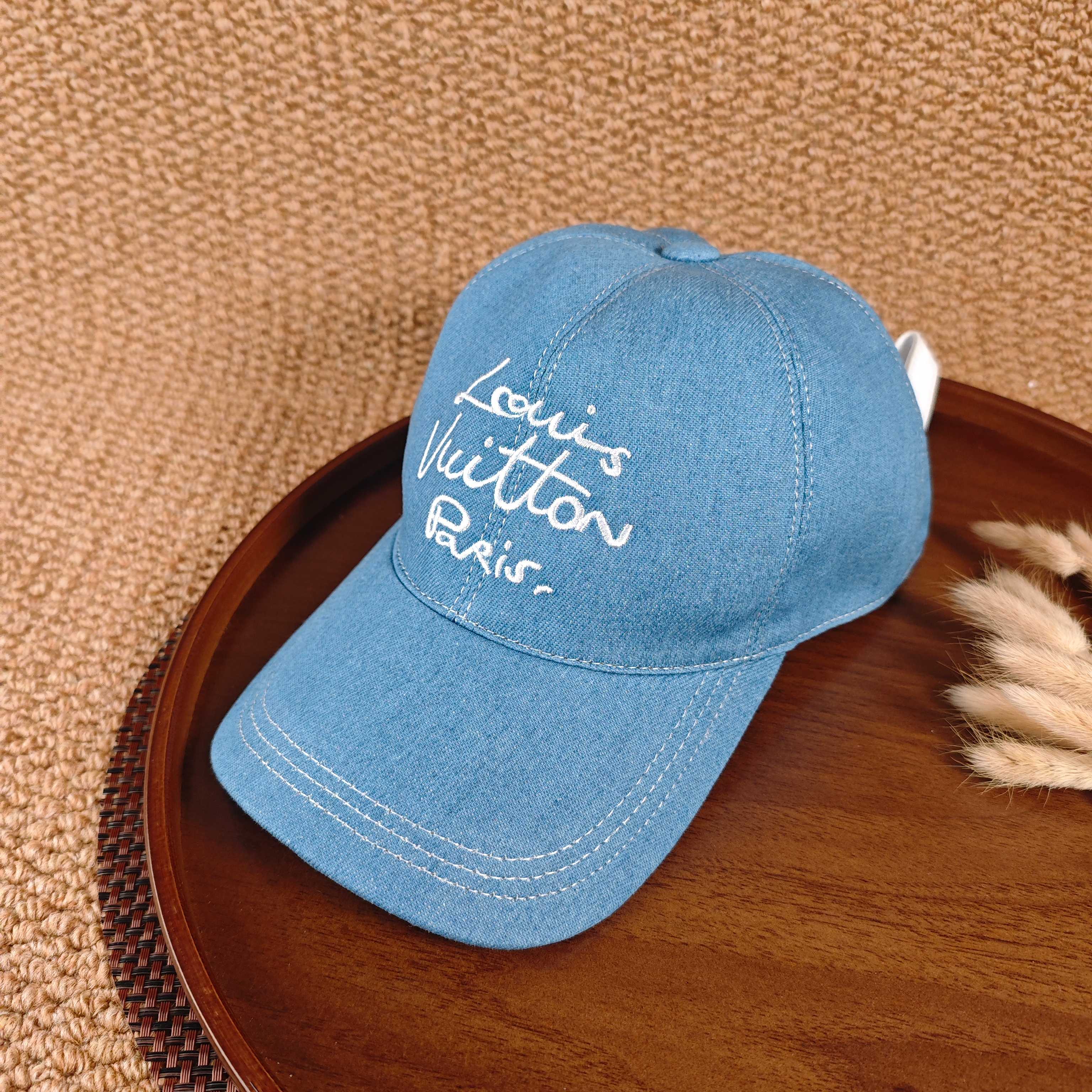LOUIS VUITTON Monogram Denim Baseball Cap