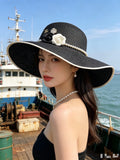 CHANEL Wide Brim Sun Hat