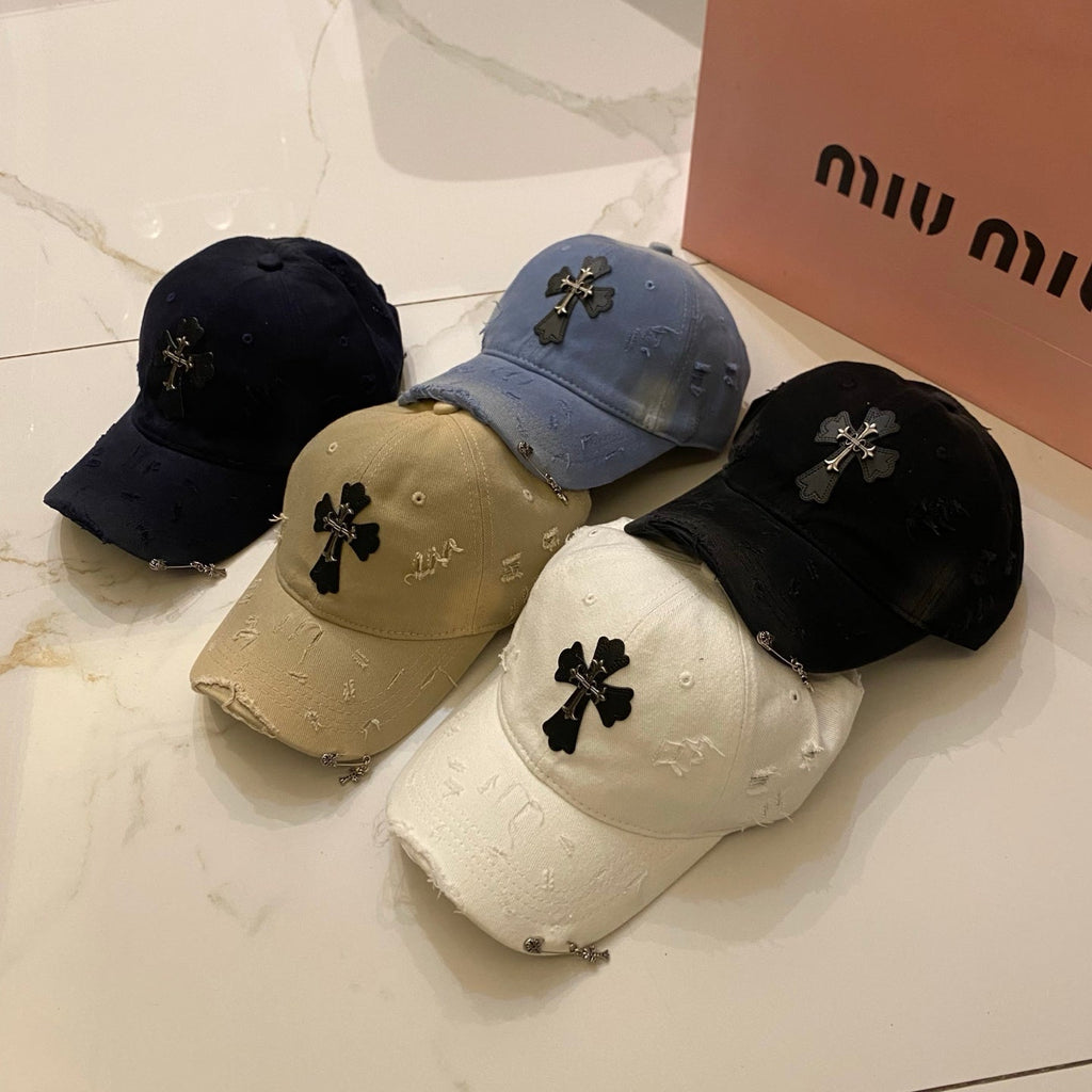 CHROME HEARTS Washed Baseball Cap