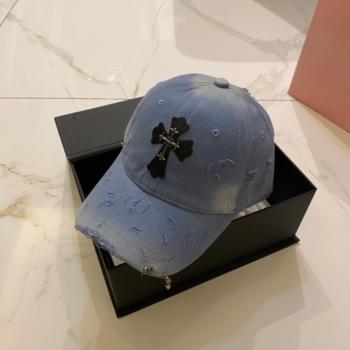 CHROME HEARTS Washed Baseball Cap