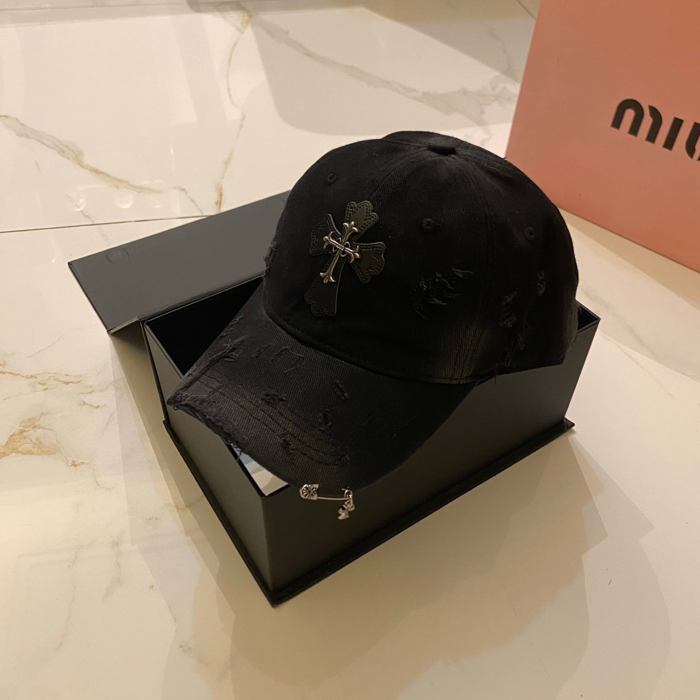 CHROME HEARTS Washed Baseball Cap