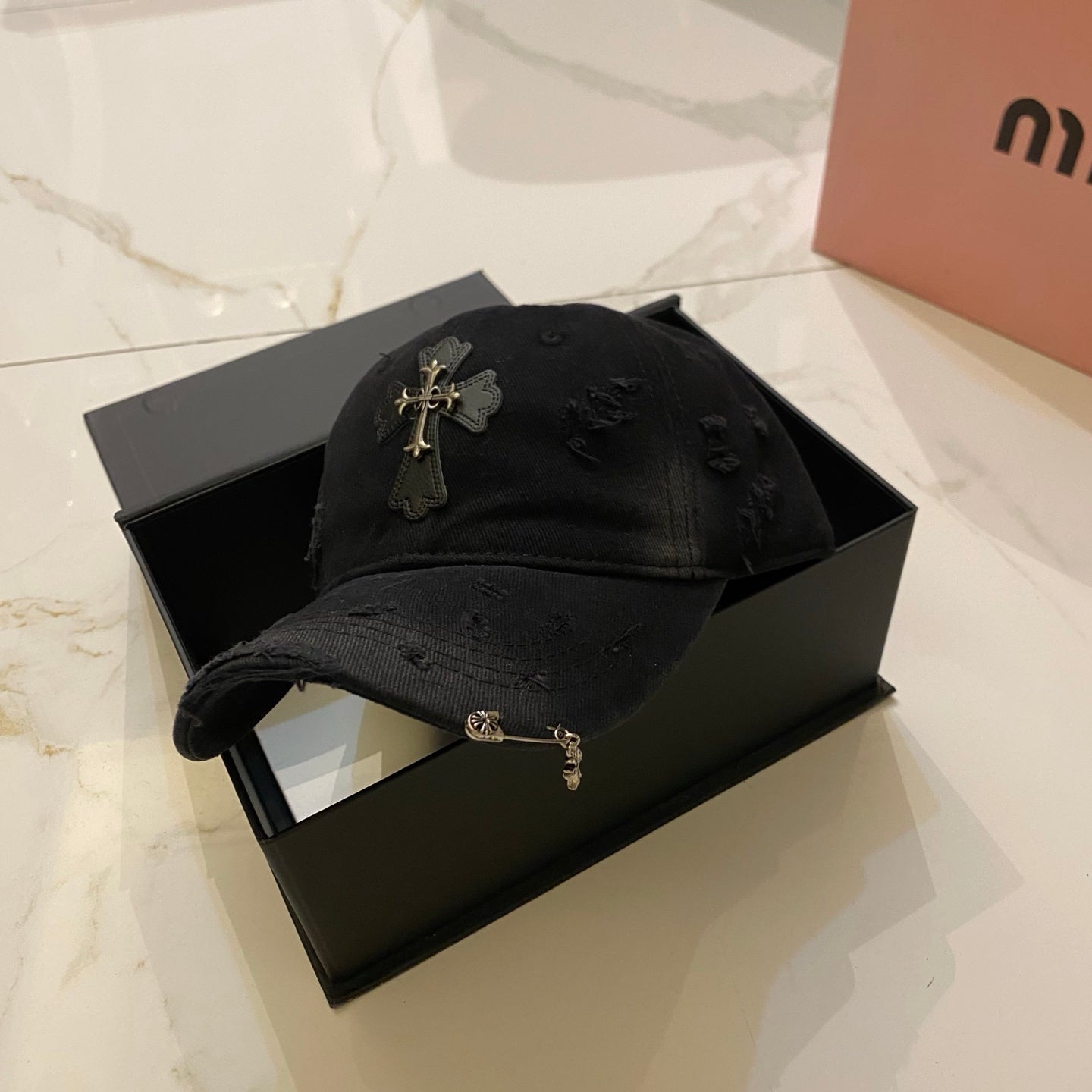 CHROME HEARTS Washed Baseball Cap