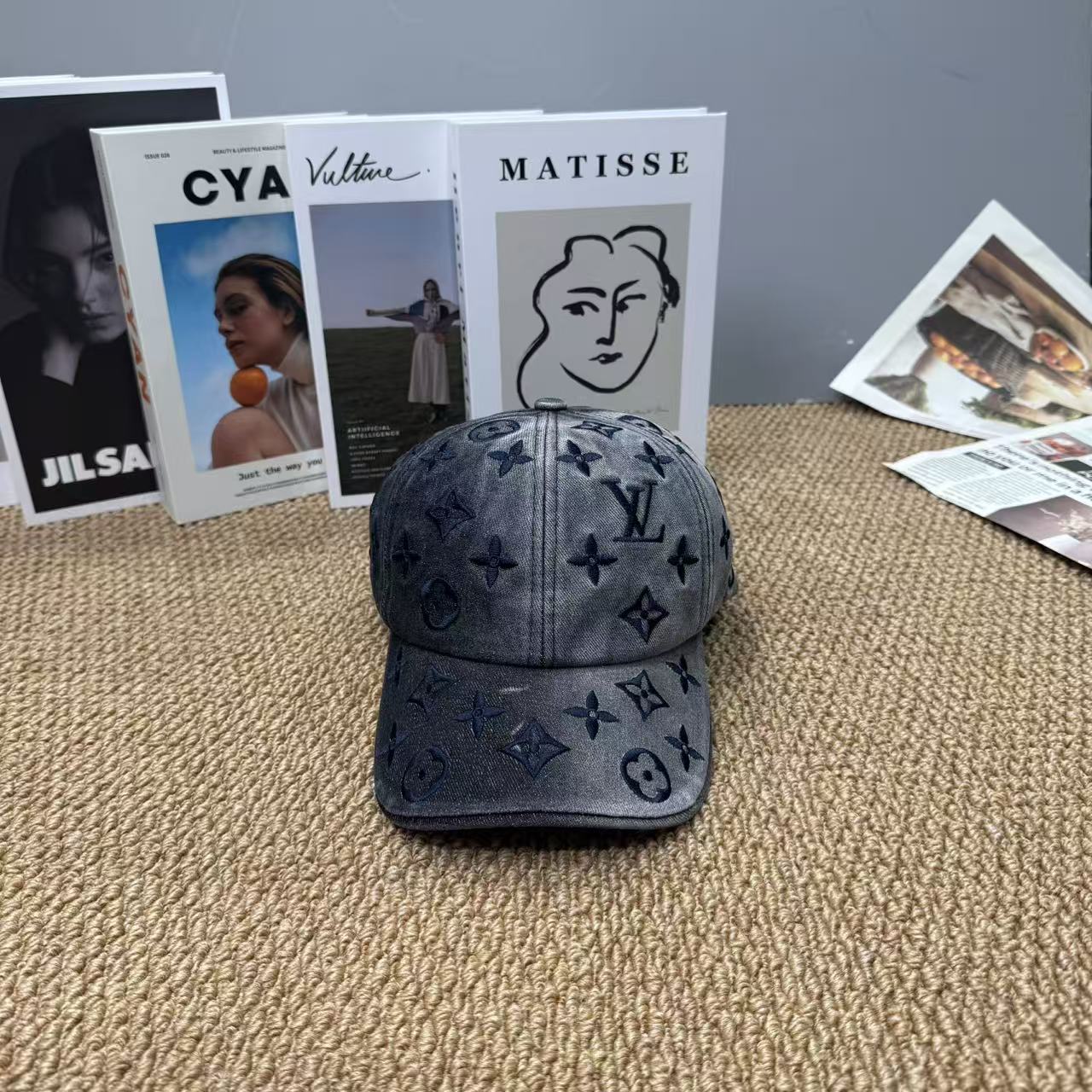 LOUIS VUITTON Monogram Denim Baseball Cap