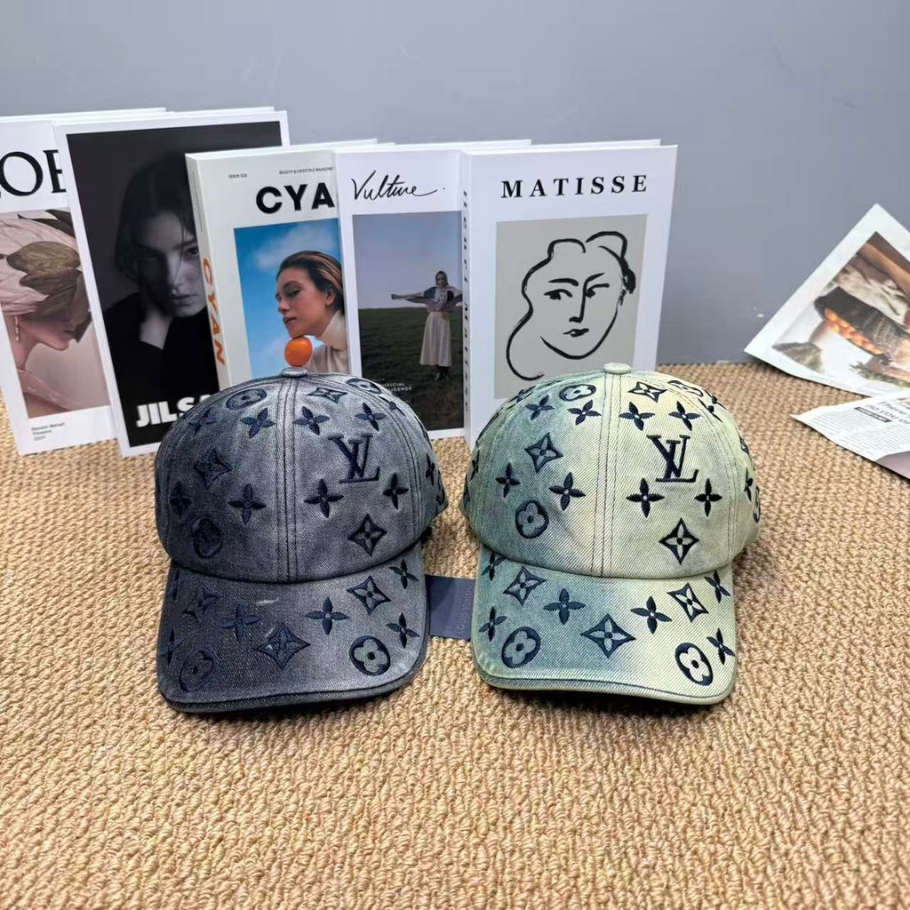 LOUIS VUITTON Monogram Denim Baseball Cap