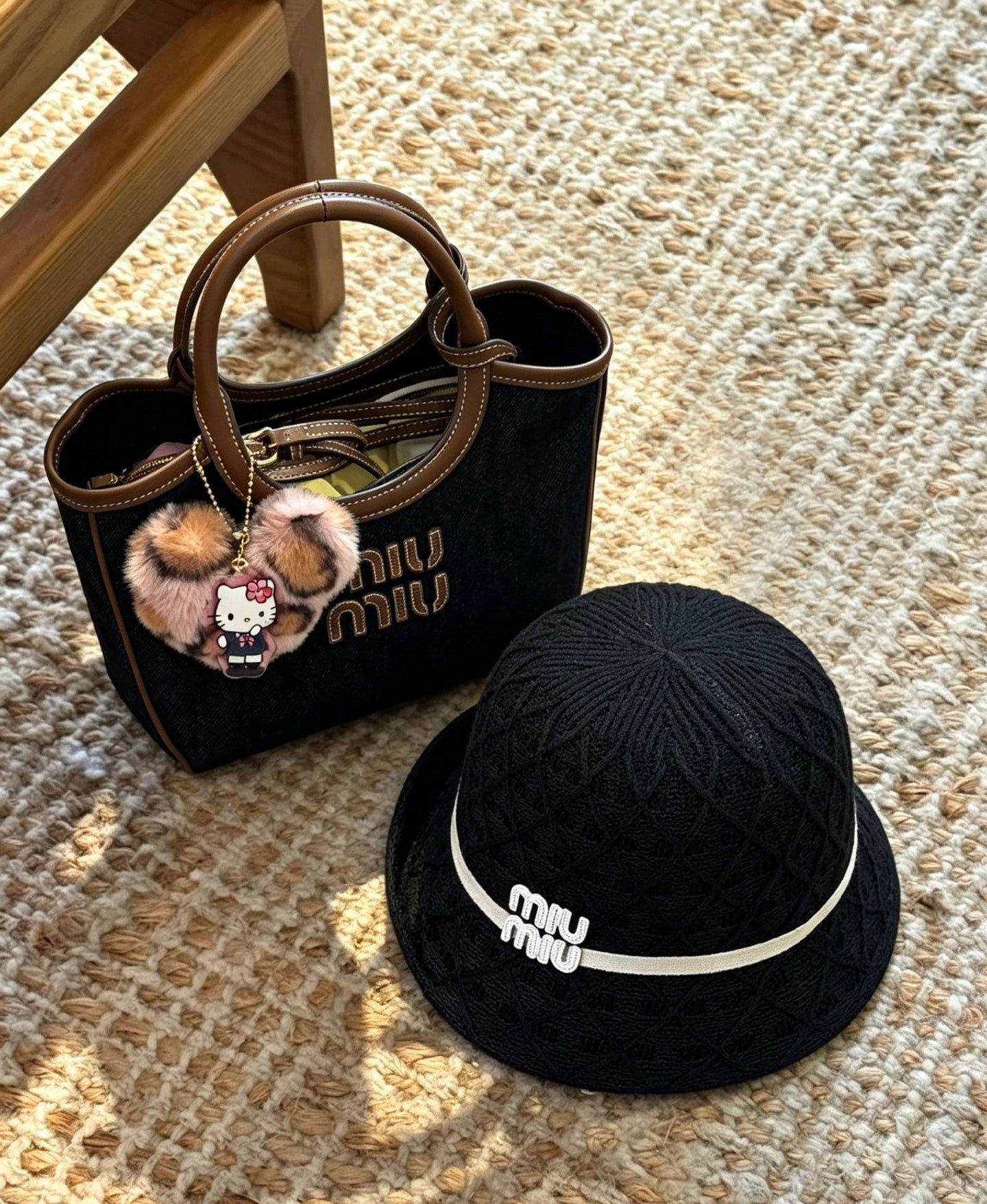 Miu Miu Knit Bucket Hat