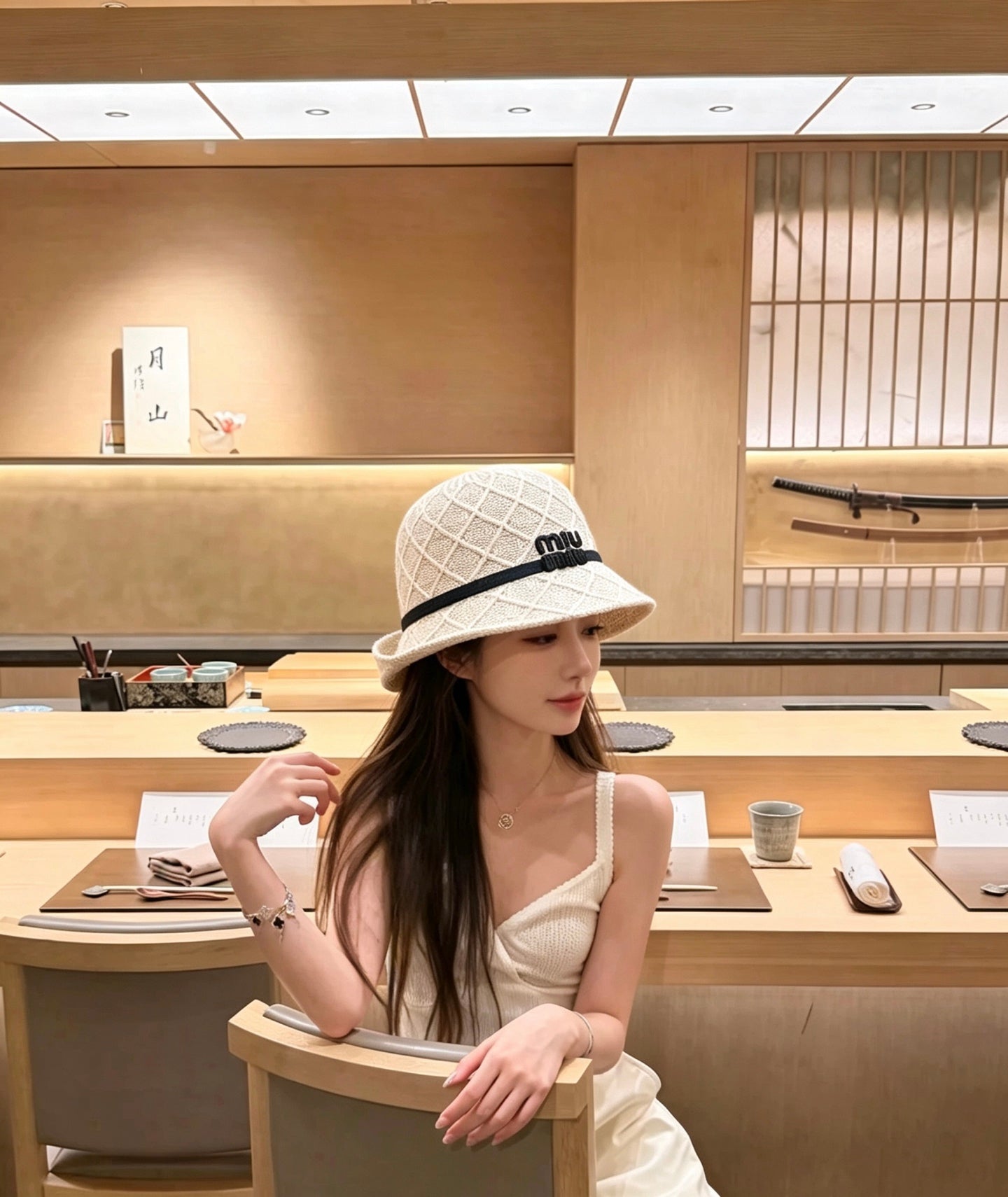 Miu Miu Knit Bucket Hat