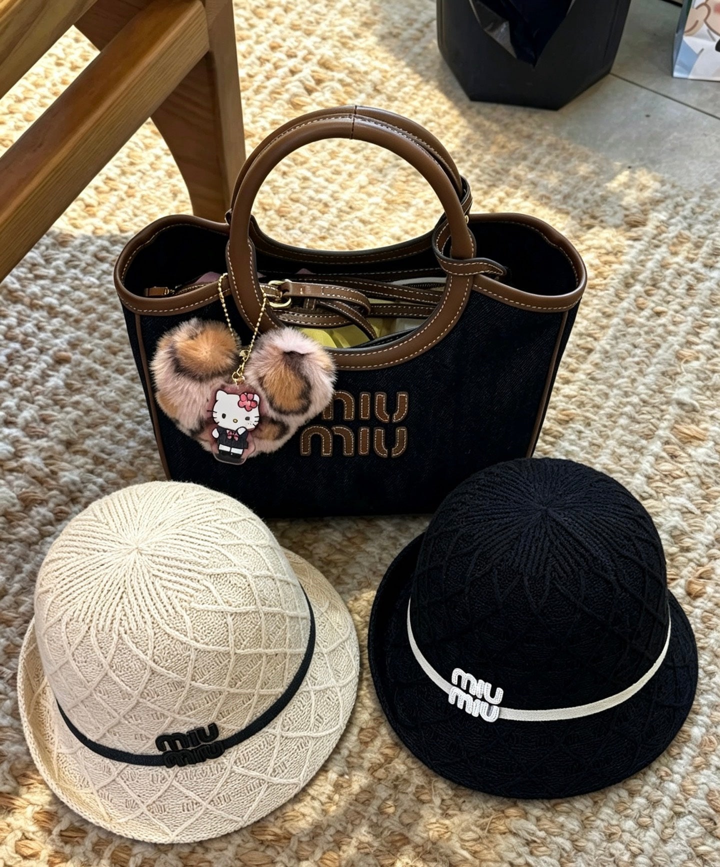 Miu Miu Knit Bucket Hat