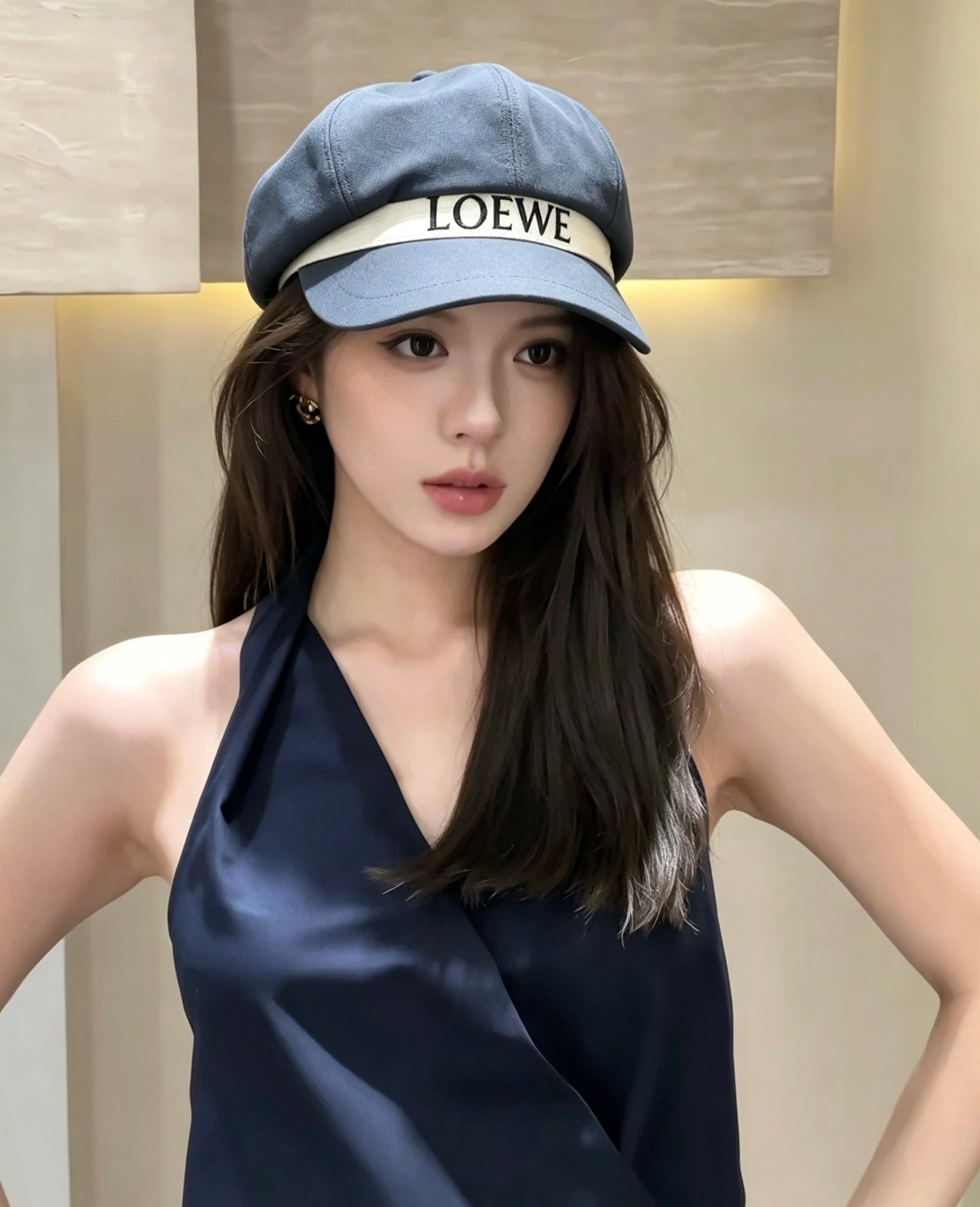 LOEWE Logo Baker Boy Cap