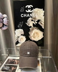 CHANEL Vintage Washed Baseball Cap