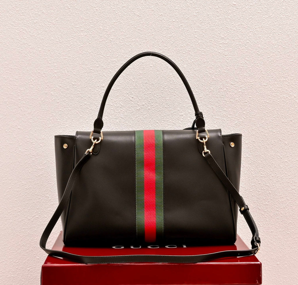Gucci Generation GG Paparazzo Large Top Handle Bag