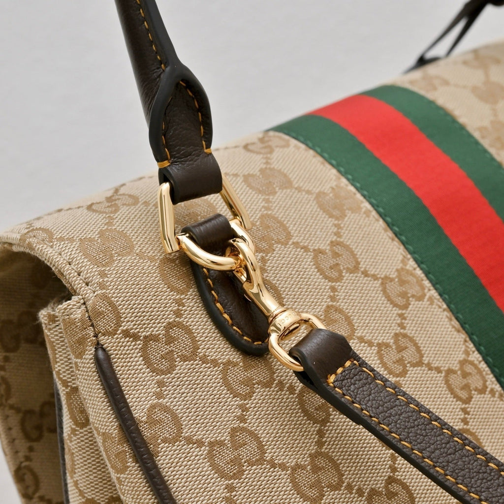 GUCCI GG Paparazzo Medium Top Handle Bag
